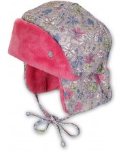 Детска зимна шапка Sterntaler - ушанка, за момичета, 45 cm, 6-9 месеца