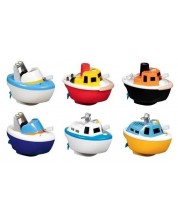 Детска играчка Goki - Лодка с навиващ се мотор, асортимент
