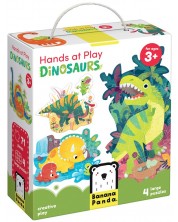 Детски пъзел Banana Panda 4 в 1 - Динозаври -1