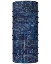 Детска кърпа за глава BUFF - Coolnet UV+, Kasai Night Blue, 6-12 години, многоцветна -1