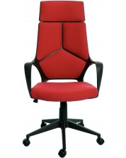 Директорски стол - Force Black, червен