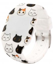 Дигитален часовник I-Total Cats - Бял