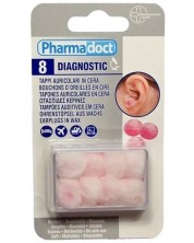 Diagnostic Восъчни тапи за уши, 8 броя, Pharmadoct