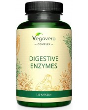 Digestive Enzymes, 120 капсули, Vegavero -1