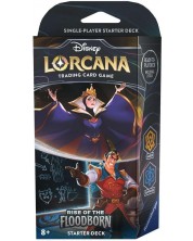 Disney Lorcana TCG: Rise of the Floodborn Starter Deck - The Evil Queen and Gaston -1