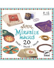 Детски комплект за фокуси Djeco - Mirable Magus, 20 фокуса