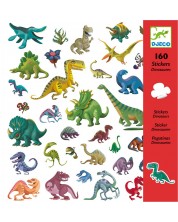 Стикери Djeco - Динозаври, 160 броя