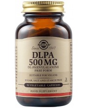 DLPA, 500 mg, 50 растителни капсули, Solgar -1