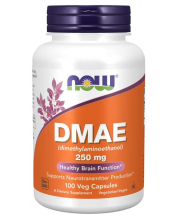 DMAE, 250 mg, 100 капсули, Now -1