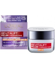 L'Oréal Revitalift Дневен крем за лице Filler, SPF 50, 50 ml