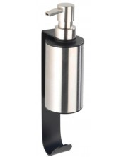 Дозатор за течен сапун със закачалка Wenko - Telde, 200 ml, 6.5 х 26 х 10 cm -1