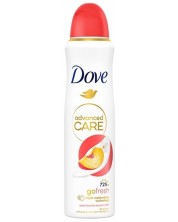 Dove Advanced Care Спрей дезодорант Peach, 150 ml -1