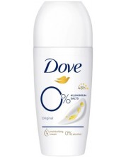 Dove Advanced Care Рол-он против изпотяване Original 0%, 50 ml