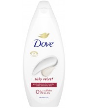 Dove Essential Care Душ гел Silky Velvet, 250 ml -1