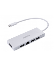 Докинг станция Asus - OS200, 5 порта, USB-C, бяла