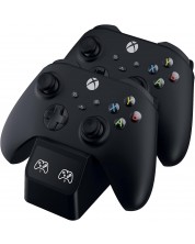 Докинг зарядна станция Konix - Mythics Dual Charge Station, за Xbox Series X, двойна, черна