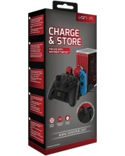 Докинг зарядна станция Venom - Charge & Store, черна (Nintendo Switch) -1