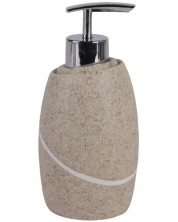 Дозатор за течен сапун Inter Ceramic - Ехарис, сив -1