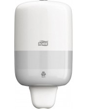 Дозатор за течен сапун Tork - Mini Skincare, S2, 11.2 х 11.4 х 21.1 cm, бял