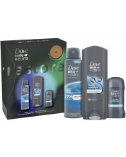 Dove Men+Care Комплект Clean Comfort, с подложка за зареждане, 3 части -1