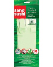 Домакински ръкавици с алое вера Sano - Sushi, размер М