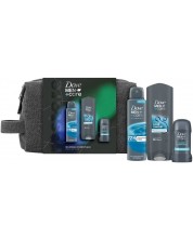 Dove Men+Care Комплект Clean Comfort, с несесер, 3 части -1