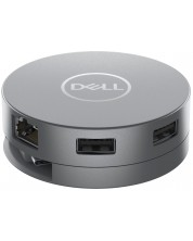 Докинг станция Dell - DA305, 6 порта, USB-C, сива