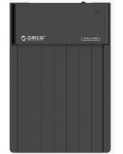 Докинг станция Orico - 6518US3-V2, USB 3.0, 1 порт, черна -1