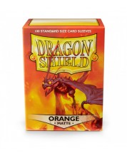 Dragon Shield Standard Sleeves - Оранжеви, матови (100 бр.) -1