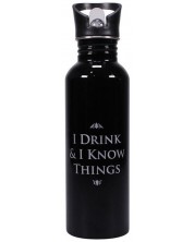 Бутилка за вода Half Moon Bay - Game Of Thrones: I Drink & I Know Things, 750 ml  -1