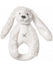 Дрънкалка Happy Horse - Зайчето Richie, бяла, 19 cm