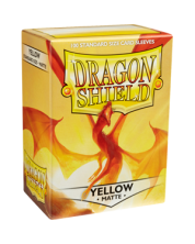 Dragon Shield Standard Sleeves - Жълти, матови (100 бр.) -1