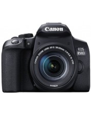 DSLR фотоапарат Canon - EOS 850D + oбектив EF-S 18-55mm, черен -1