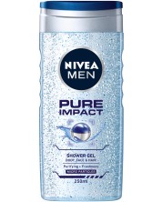 Nivea Men Душ гел Pure Impact, 250 ml -1
