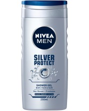 Nivea Men Душ гел Silver Protect, 250 ml -1