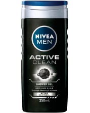 Nivea Men Душ гел Active Clean, 250 ml -1