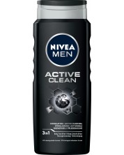 Nivea Men Душ гел Active Clean, 500 ml -1