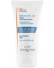 Ducray Keracnyl Флуид срещу несъвършенства UV, SPF 50+, 50 ml -1