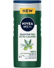 Nivea Men Душ гел Sensitive Pro Ultra-Calming, 250 ml -1
