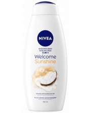 Nivea Душ гел и пяна за вана Welcome Sunshine, 2 в 1, 750 ml -1