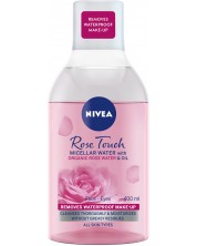 Nivea Rose Touch Двуфазна мицеларна вода, 400 ml