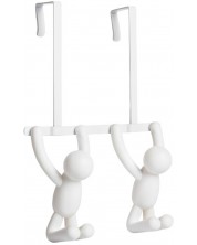 Двойна закачалка Umbra - Buddy, 21.6 x 10.8 x 31.8 cm, бяла -1