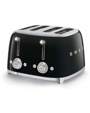 Двоен тостер Smeg - TSF03BLEU, 2000W, 6 степени, черен -1