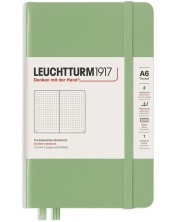 Джобен тефтер Leuchtturm1917 - A6, страници на точки, Sagе -1