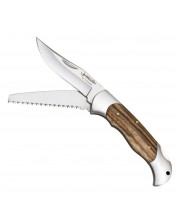 Джобен нож Haller - Stahlwaren, с острие и трион -1