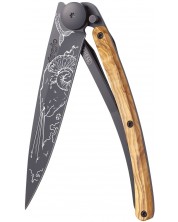 Джобен нож Deejo Olive Wood - Capricorn, 37 g -1