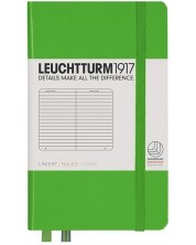 Джобен тефтер Leuchtturm1917 - A6, линиран, Fresh Green