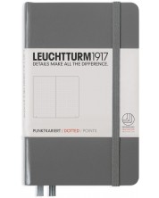 Джобен тефтер Leuchtturm1917 - A6, страници на точки, Anthracite