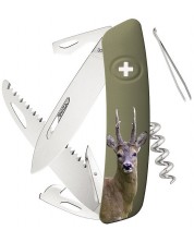 Джобно ножче Swiza - D05, елен, маслиненозелено -1