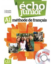 Echo Junior - A1: Учебник по френски език за 8. клас за интензивно обучение + DVD-ROM - 1 edition. Учебна програма 2023/2024 (Колибри) -1